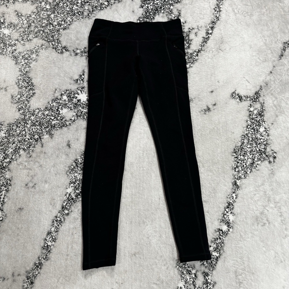 Athleta Women's Size XS Black Power Stretch Peak Tight Pull On Lined
